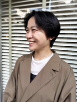 ロライマ 中目黒(roraima) 大人ショート/レイヤー/黒髪ナチュラル/センターパート