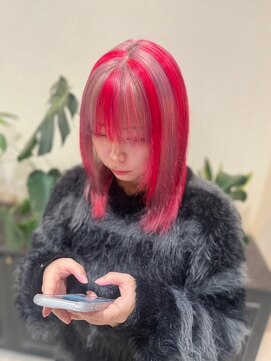 リー 梅田(Lee) Minato/デザインカラー/レイヤーカット