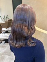 ロア(LORE) ピンクベージュ/ダブルカラー/ピンクカラー/巻き髪