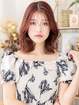 カバーヘア ブリス 北浦和(COVER HAIR bliss) チェリーピンク/シースルーバング/ローズベージュ/シースルーg