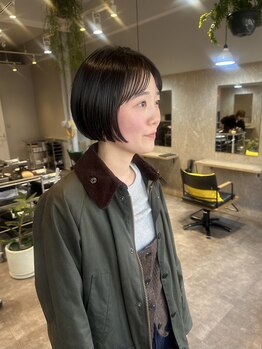ヌン(nun)の写真/簡単お手入れで美フォルム持続!高い再現性はカット技術にあり!あなたにフィットしたショートご提案します☆