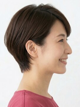 と和×美髪クリニック 巣鴨店 【小顔効果◎】40代大人女性の丸みショートボブ