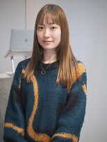 ハルフウェイ(haLfway) ブリーチオンカラーベージュロング