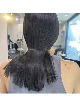 ゾーイ(ZOEY)の写真/梅雨の湿気も怖くない！ナチュラルなストレートで理想のサラサラ髪へ◎
