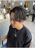 サーフ×スパイラルMIXパーマ