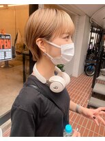 ググシーカ(GuGu SiiKA)&nbsp;マッシュショート　ハイトーショート　ショートヘア