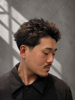 ヒロギンザ 難波店(HIRO GINZA) テーパーフェード×スパイキーショート