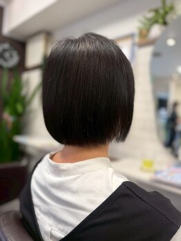 ウエニフェリス(UE2 FELIZ)の写真/店長オススメ★特許技術『キラ水』＋ストレートパーマで触り心地の良い健康美髪へ！自然で美しい仕上がりに