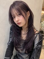 アクロ 梅田店(ACRO)&nbsp;ダークパープルのロングレイヤー