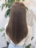 ルーチェ(Lu-che) マットグレージュ×髪質改善カラー×赤み抑えた透明感カラー