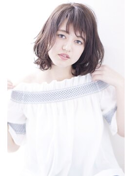 マリアバイアフロート(Maria by AFLOAT) 【Maria by afloat】ワンサイドタンバルモリグレージュボブ♪