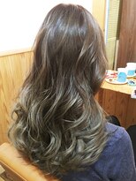 ララテラス(LaLa Terrace)&nbsp;バレイヤージュグラデーションカラー×プラチナグレージュ