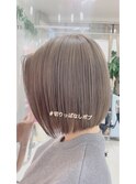 切りっぱなしボブで楽ちん