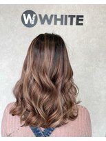 ホワイト(WHITE)&nbsp;[WHITE RYOTA]ピンクブラウンバレイヤージュ