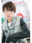 目力強調◎斜めバングサイドグラデーション韓国マッシュc1