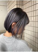 【ラベンダーグレーボブ】20代30代40代