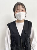 襟足ぎりぎりミニマムボブ♪
