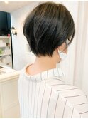 福山市 丸みエアリーショートボブなら人気キャアリーcaary