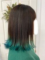 サロンドノア(Salon de NoA) 裾カラー×Green