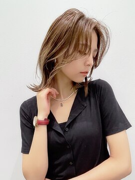 トルネード(TORNADO) 韓国風くびれヘア カーテンバング ベージュ t92