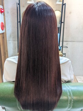 ムー(moo.) 斜めバング/グレージュカラー/シルキーベージュ/矢場町