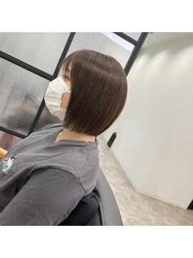 ピックアップ(ｐｉｃｋ ｕｐ) 切りっぱなしボブ　ボブ　髪質改善