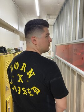 メリケンバーバーショップ トーキョー(MERICAN BARBERSHOP TYO) ハイライト/マッシュパーマ/ウルフ/アッシュブラック2