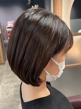 ヘアークリアー せんげん台 大人のうる艶ショートボブスタイル 透明感◎
