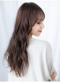 シースルーバング小顔エアリーモテロングb古河20代30代40代