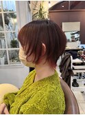 インナーカラー×ウルフカット
