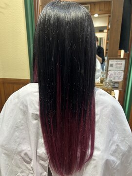 エルパライソ 鯖江店(Elparaiso) 鯖江/髪質改善/艶髪ロング/韓国風/ラテカラー/ピンクベージュ