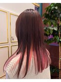 【10代 20代 30代】インナーカラーピンク/加藤大樹