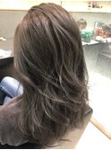#グレージュ#ルーツグラデーション