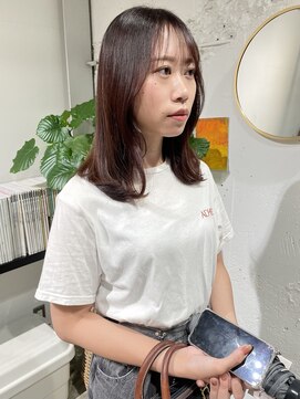 クリアーオブヘアー 栄南店(CLEAR of hair) ブリーチ無しボルドーカラー/osumi