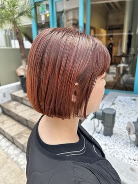 ヘアーメイクオズ(hair make O/S) オレンジベージュ＆オレンジブラウン