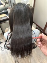 ライフ 住道店(Lyfe)&nbsp;ダークアッシュセミディ_縮毛矯正サラ艶ロング_248