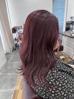 セシルヘアー なんば店(Cecil hair)&nbsp;ブリーチなしダブルカラー/ブリーチなしカラー/レッド/岩川