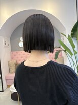 サンド 大阪梅田(sand)&nbsp;@eri_sand_ ボブルフ/黒髪/ネビージュ/小顔/ワンレン/大阪梅田