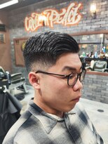 スリーセント 栄(3/cent) サイドパート/フェードカット/ビジネス