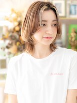 カバーヘア ブリス 戸田公園西口店(COVER HAIR bliss)&nbsp;細めハイライト韓国風マッシュウルフh3戸田公園浦和20代30代40代