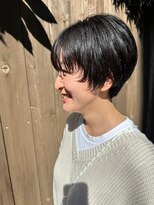 美容室ヒラトヤ 仙北店&nbsp;20代30代40代♪大人かわいい小顔丸みショート☆シースルー前髪
