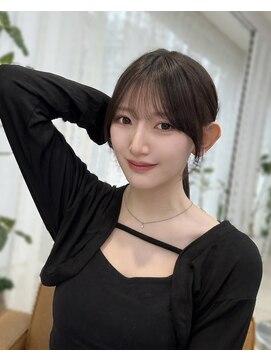 レイリー 原宿 表参道(Rayreee) 小顔似合わせ韓国風顔周り流し前髪10代20代30代