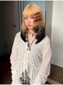 渋谷/ウルフカット  デザインカラー ルーツカラー エンドカラー