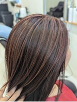 アオカマクラ(a-o Kamakura)&nbsp;分け方で見え方が変わるのは、ハイライトの入れ方がポイントだよ