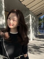 ブラン(Blanc Aoyama)&nbsp;レイヤーカット/顔まわりカット/ブリーチなし/ミディアム