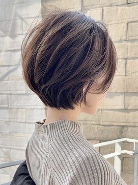 アイドットプラス 札幌大通り(i.+ODORI) 【アースカラー×ショートボブ】くせ毛でもまとまる！40代50代