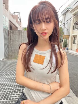 ロイド(Lloyd) 【Lloyd 大宮】ピンクブラウン×ナチュラルレイヤー