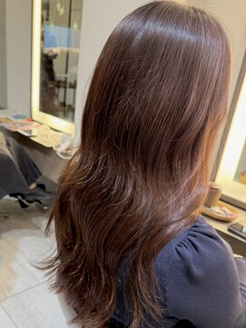 インプレッション(impression produced by LA’BO) 【札幌/impression佐藤】いやな赤味のない、透明感ブラウン