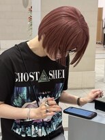 ティディ(Tidi) ミニボブ/ショートボブ/丸みショート/ピンクブラウン/豊中庄内