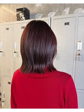 ウード(OUD) 外ハネボブ3.11ピンクベージュ